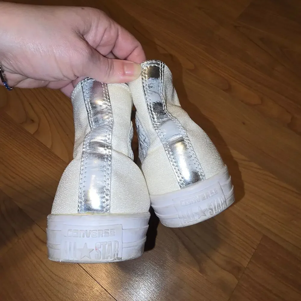 Converse High-Top Sneakers in White - Picture 11 of 14